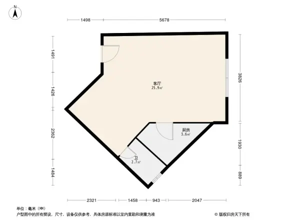 名景花园户型图