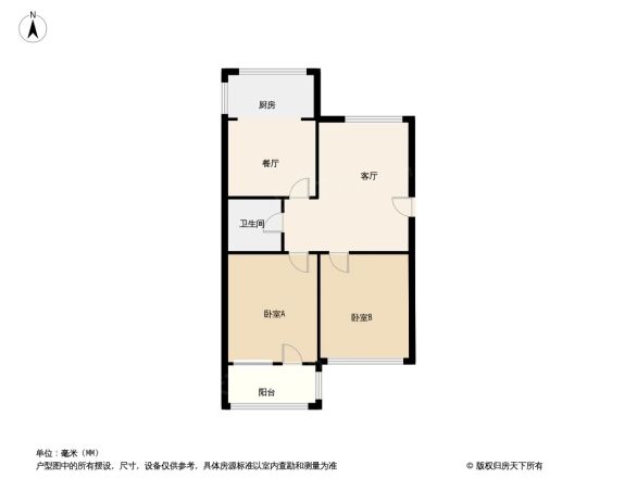 行署路8号院户型图