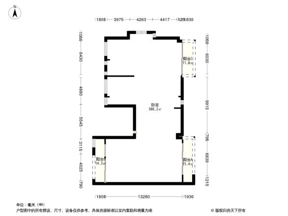 万科湖岸户型图