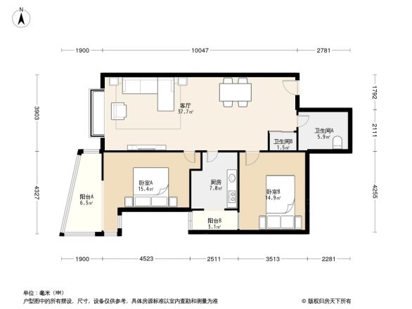 凯景铭座户型图