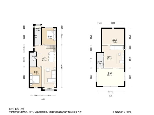西陆名门户型图