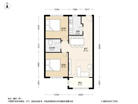 京汉铂寓户型图