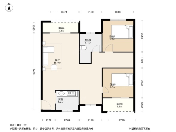 日月天地户型图
