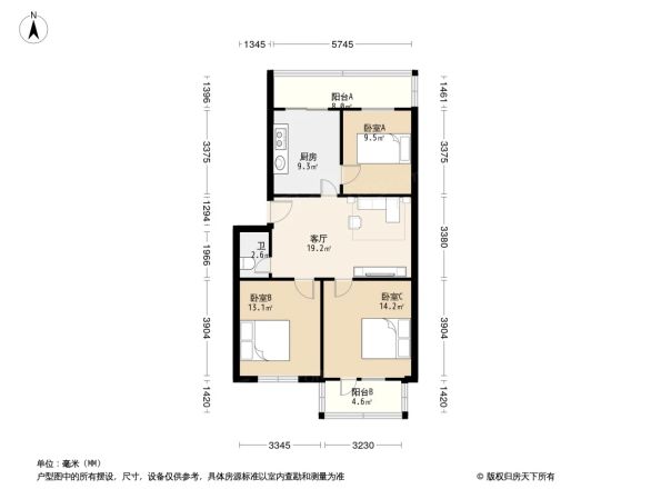 中行家属楼(府前街)户型图