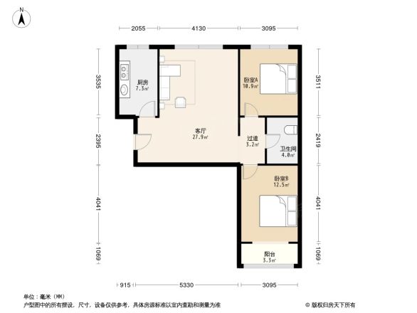 方城花园户型图