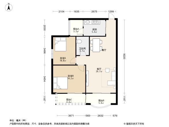 翠岭居户型图