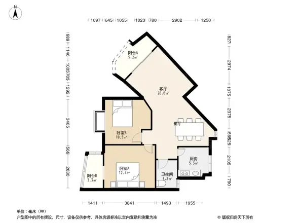 翠岭居户型图
