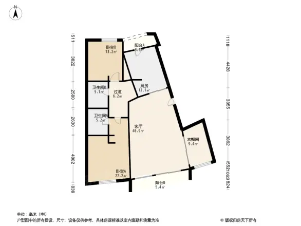 维多莉亚花园公寓户型图