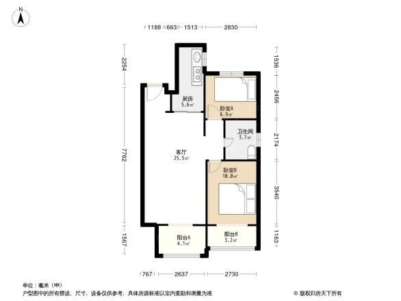 枫景园户型图