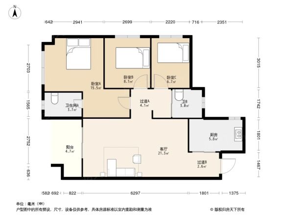 万科金域缇香户型图