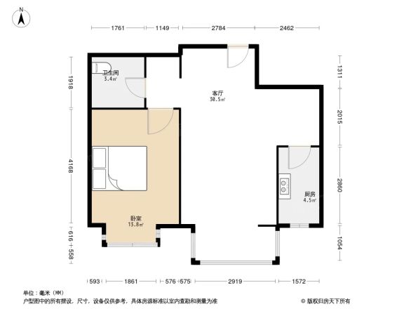 东方美墅户型图