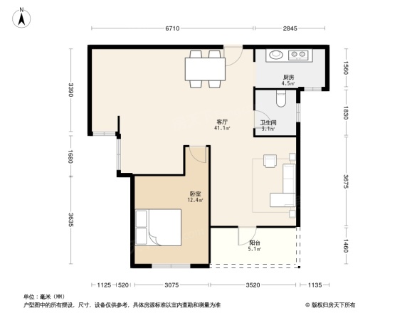 彩云理想城户型图