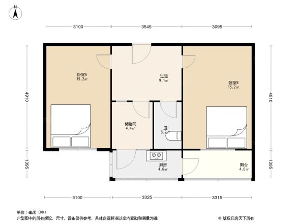 园林楼小区户型图