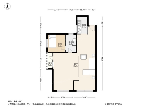 彩云理想城户型图