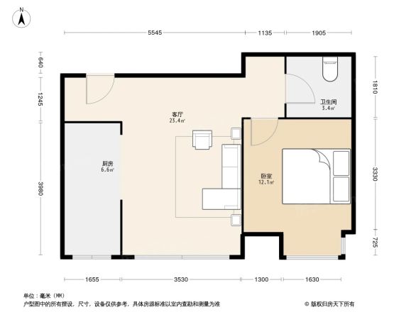 方城花园户型图