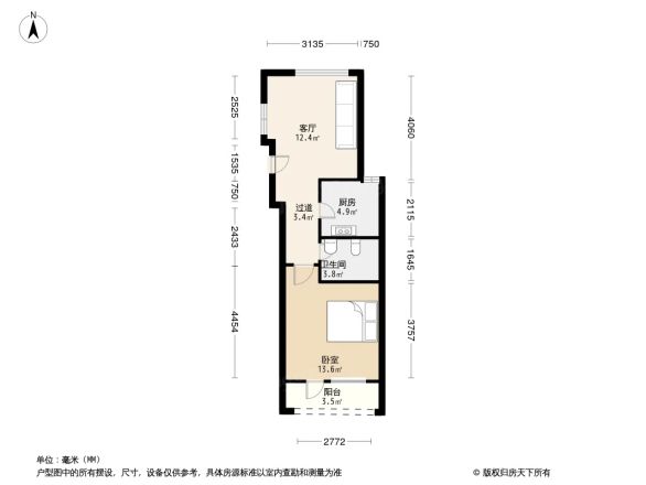 方城花园户型图