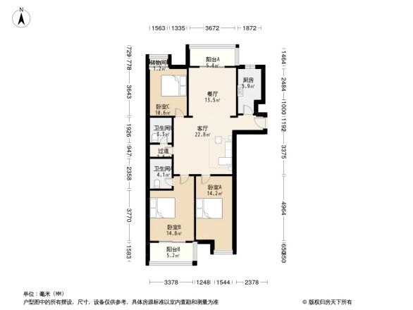幸福小区户型图