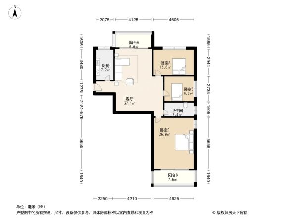 幸福小区户型图