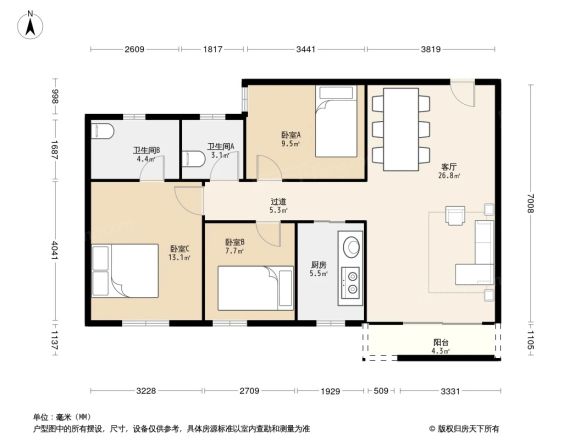 文秀丽苑户型图