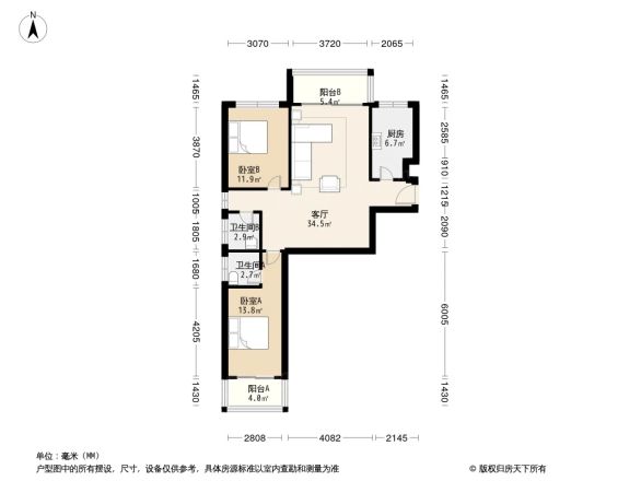幸福小区户型图