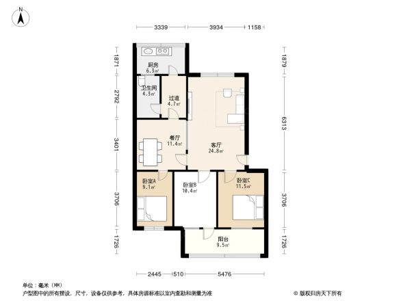 世瑞苑户型图