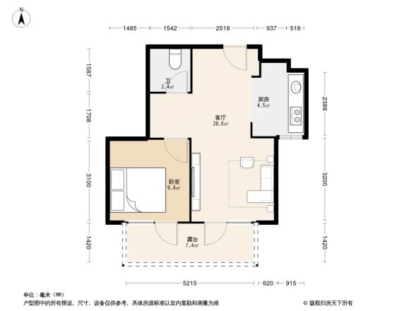 荣盛花语城户型图