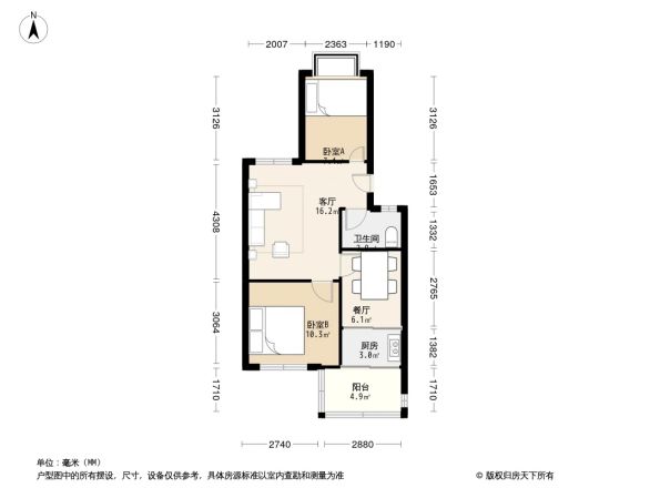 河东小区户型图