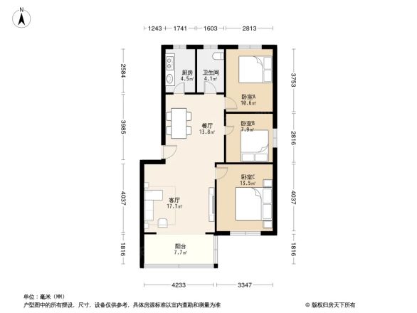 阳光馨城户型图