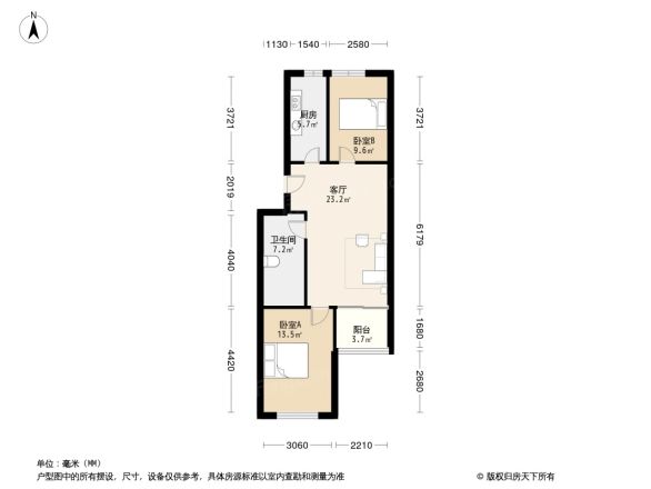 东方家苑小区户型图