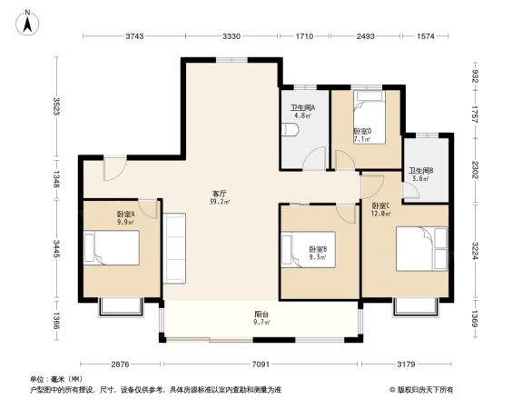 中南花城户型图