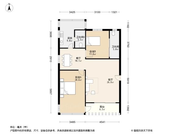 同华路小区户型图