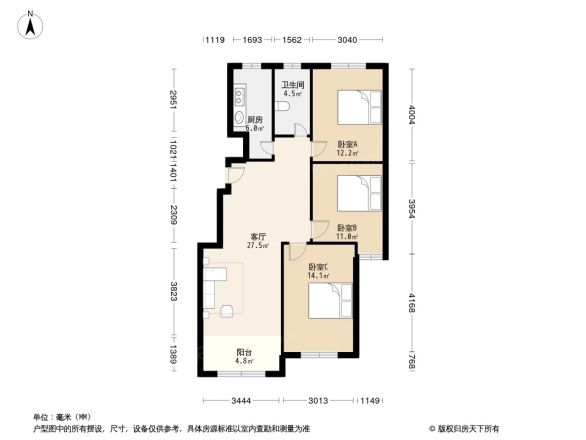 东城家园户型图