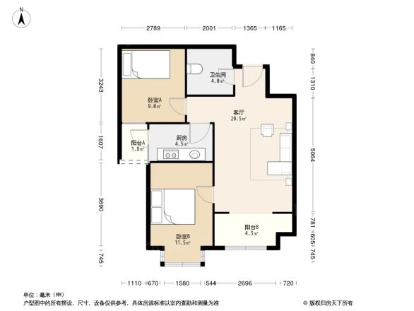 东城家园户型图