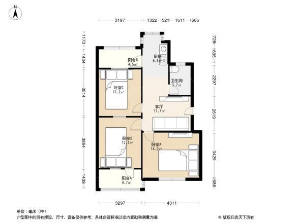 二化一生活区户型图