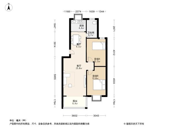幸福逸家户型图