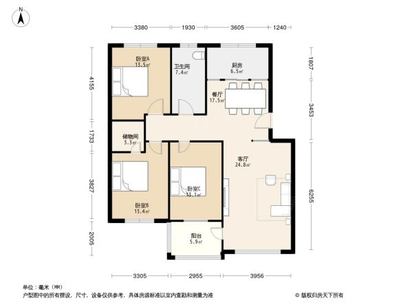 阳光春城户型图