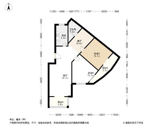 东方家苑小区户型图