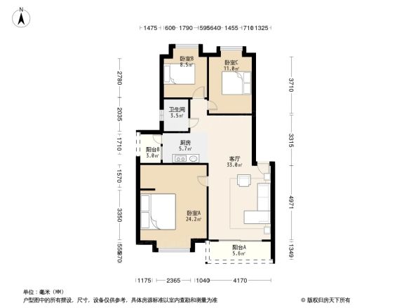 阳光花园户型图