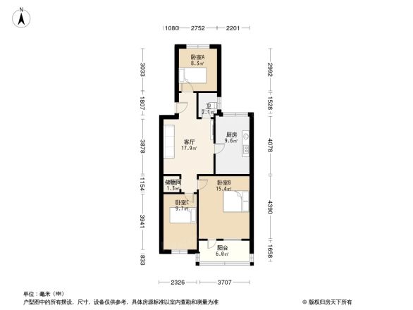 河东小区户型图