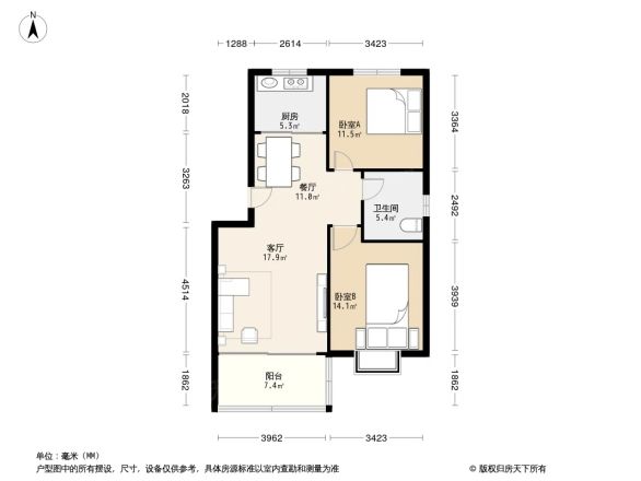 东华易居苑户型图