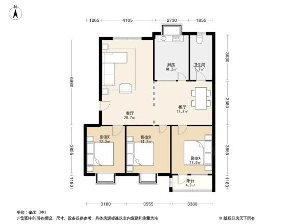 世瑞苑户型图