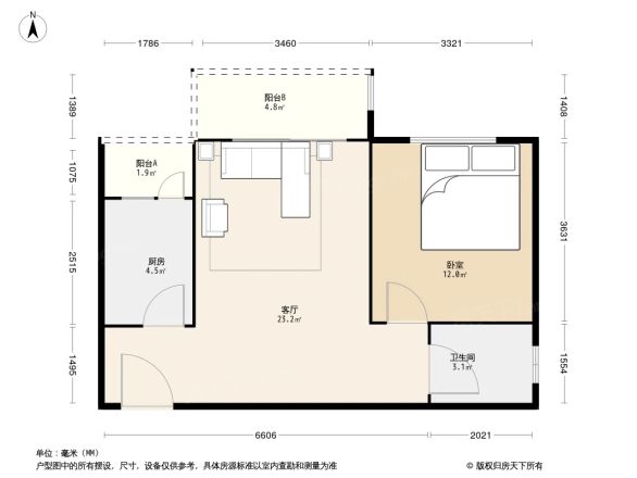 鸿业城市花园户型图