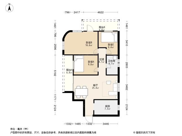 金叶花园户型图