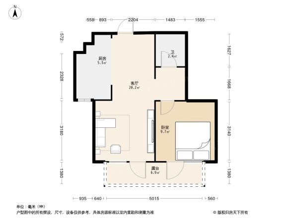 荣盛花语城户型图