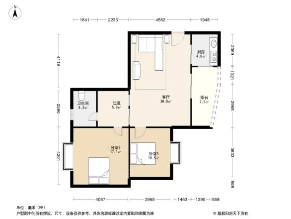 俊景花园C区户型图