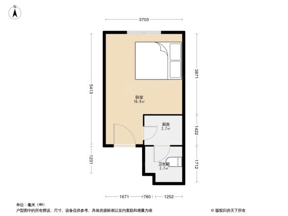 美达公寓户型图