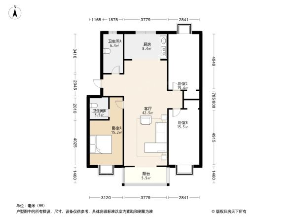 福祥旺角户型图