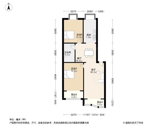 玫瑰家园户型图