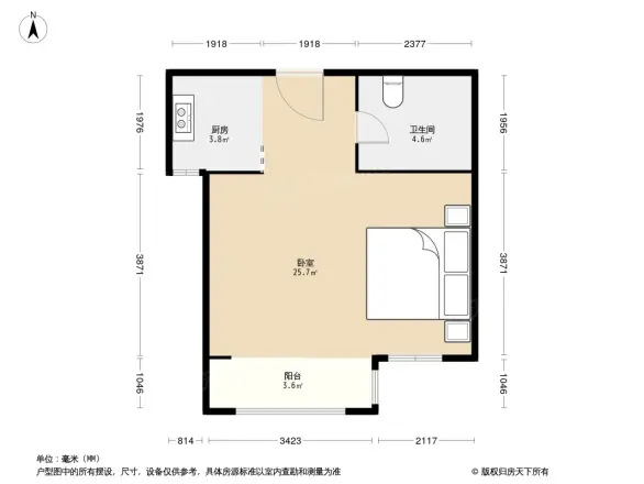 威高花园熙和苑户型图