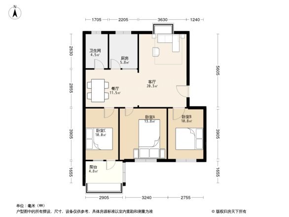 世瑞苑户型图